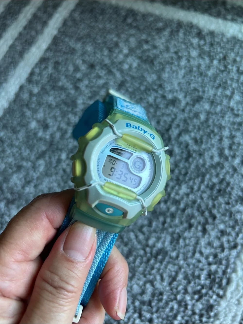 Vintage Casio Baby-G BGX-130       G-LIDE Digital Surf Watch - New Battery